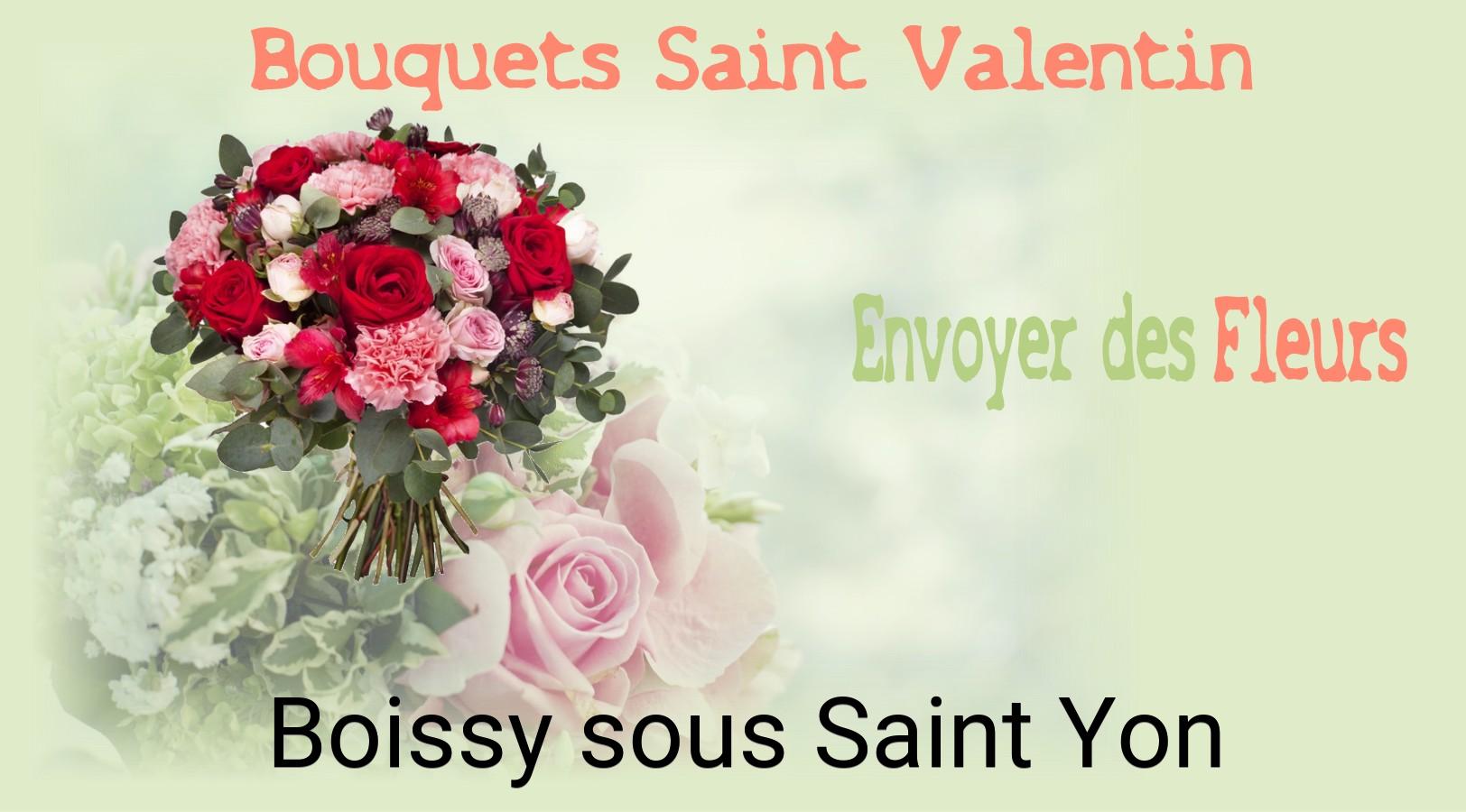 Roses de Saint-Valentin livrées à Boissy-sous-Saint-Yon
